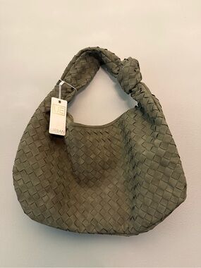 Urban Expressions Sage Knotted Woven Shoulder Bag
